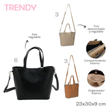 Cargar imagen en el visor de la galería, CARTERA TRENDY 18859