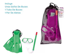 Cargar imagen en el visor de la galería, KIT DE BUCEO CLÁSICO SURTIDO 25019