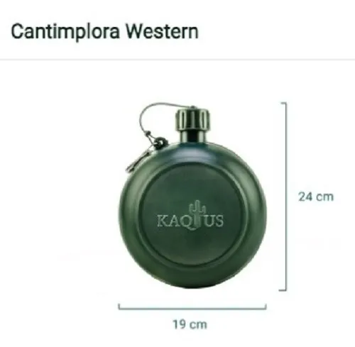 Cantimplora Kaqtus 1l Combate C/funda P/scout-campameto-etc