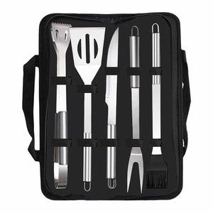 SET ASADO 5 PIEZAS MALETIN TELA 57915490