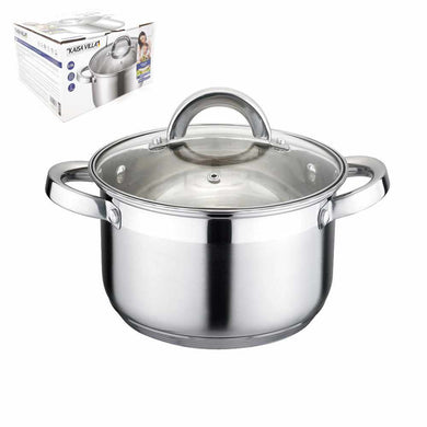 CACEROLA 22CM 3 LITROS ACERO INOX. TRIPLE FONDO 57915512