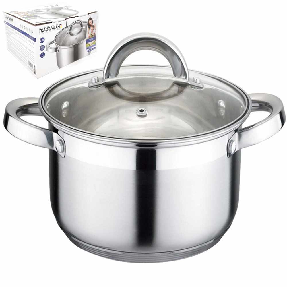 CACEROLA 30CM 11 LTS ACERO INOX TRIPLE FONDO 57915515
