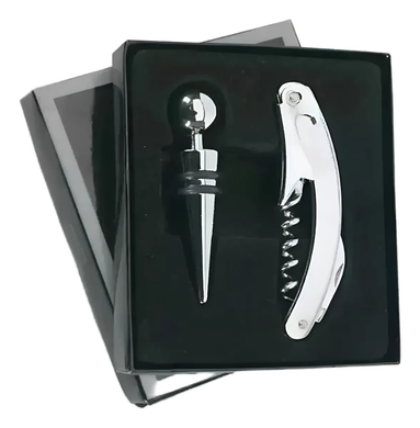 SET SACACORCHO 2 PCS ACERO 0561AC