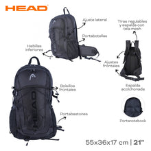 Cargar imagen en el visor de la galería, MOCHILA CAMPING HEAD 28986