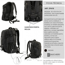 Cargar imagen en el visor de la galería, MOCHILA BAGCHERRY CAMPING 274115