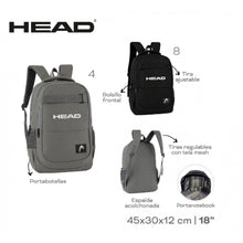 Cargar imagen en el visor de la galería, MOCHILA PORTANOTEBOOK HEAD 55303