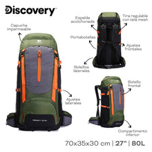 Cargar imagen en el visor de la galería, MOCHILA CAMPING DISCOVERY 16042-16043