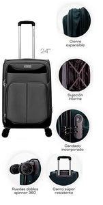 Valija Travel Tech Mediana 16101.2
