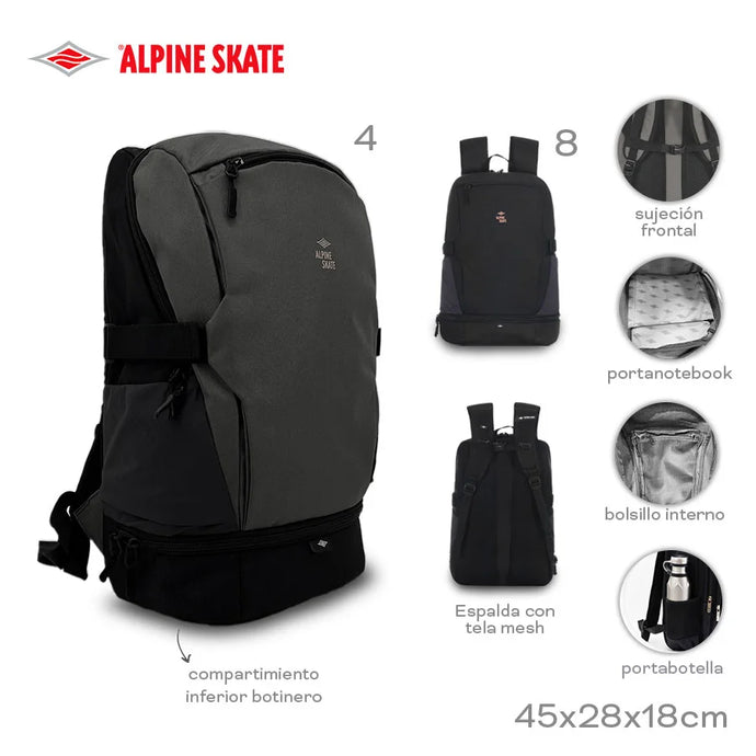 MOCHILA PORTA NOTEBOOK ALPINE SKATE 16239