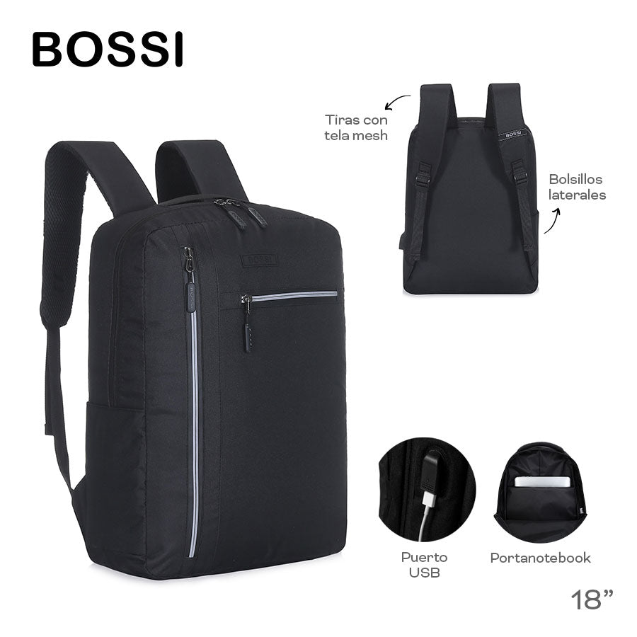 MOCHILA PORTANOTEBOOK BOSSI 16364