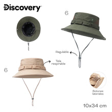 Cargar imagen en el visor de la galería, GORRO PESCADOR DISCOVERY 16418