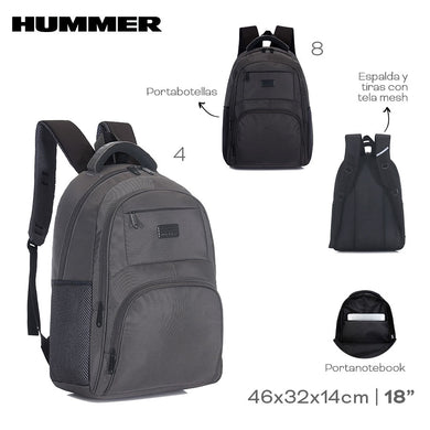 MOCHILA PORTANOTEBOOK HUMMER 16743