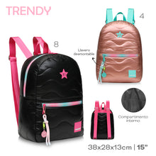 Cargar imagen en el visor de la galería, MOCHILA TRENDY 17626