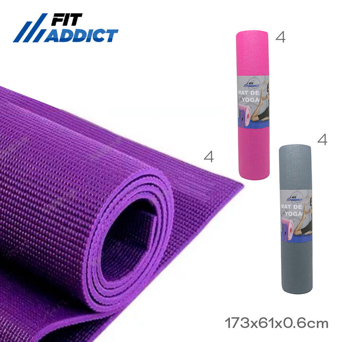 YOGA MATT PVC 0.6CM FIT ADDICT 17789