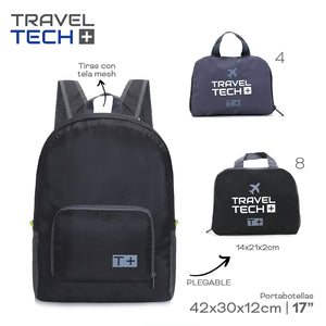 MOCHILA PLEGABLE VIAJE TRAVEL TECH 15242-16031-17819