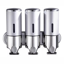 Cargar imagen en el visor de la galería, DISPENSER TRIPLE AMURABLE PLATEADO 18409