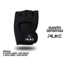 Cargar imagen en el visor de la galería, GUANTE GYM NEOPRENE PIUKE 18412B