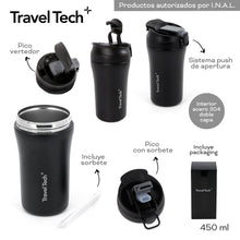 Cargar imagen en el visor de la galería, VASO TERMICO TRAVEL TECH 18618
