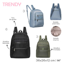 Cargar imagen en el visor de la galería, MOCHILA TRENDY 18837