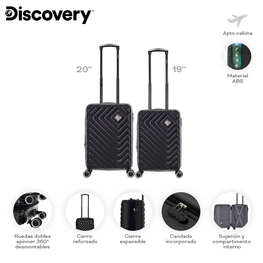 SET X 2 VALIJA DISCOVERY 19