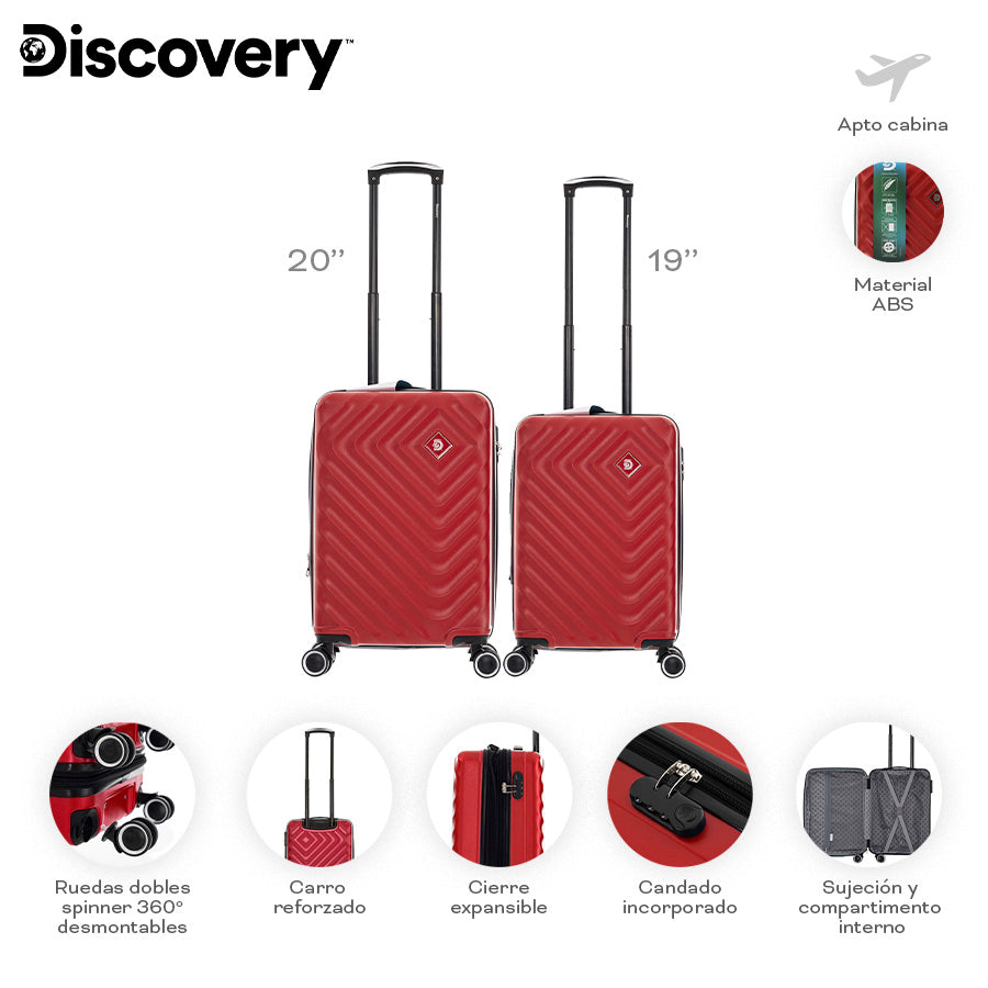 SET X 2 VALIJA DISCOVERY 19
