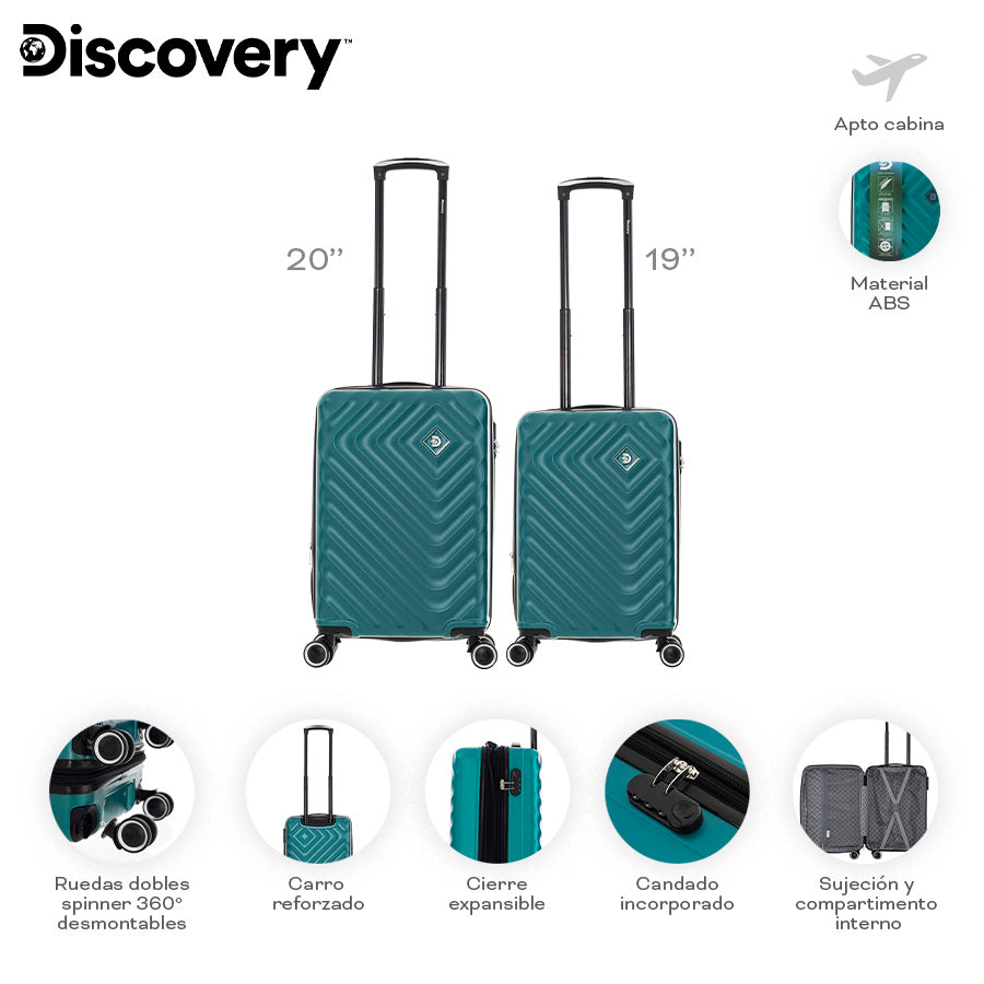 SET X 2 VALIJA DISCOVERY 19