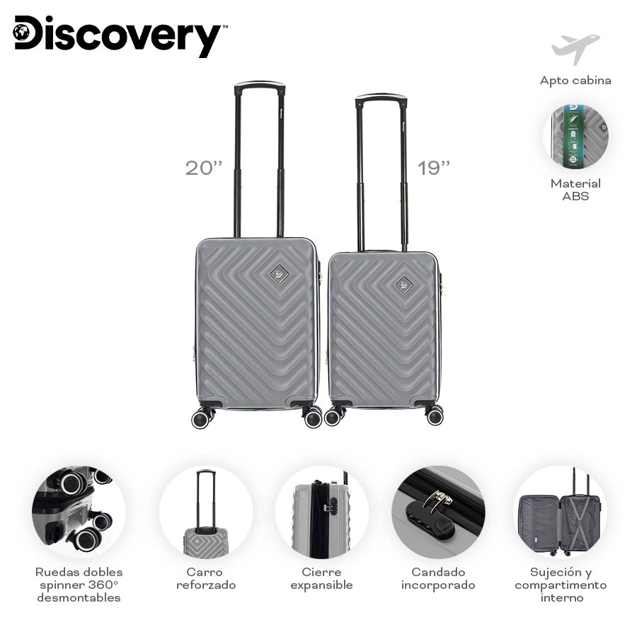 SET X 2 VALIJA DISCOVERY 19