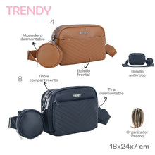 Cargar imagen en el visor de la galería, MORRAL C/MONEDERO TRENDY 18931