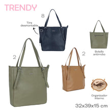 Cargar imagen en el visor de la galería, TOTE BAG TRENDY 18953