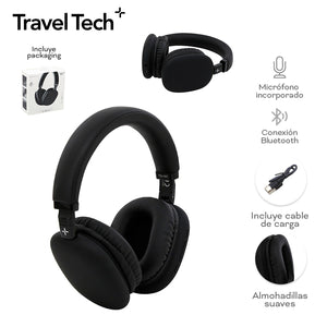 AURICULARES TRAVEL TECH NEGRO 19059