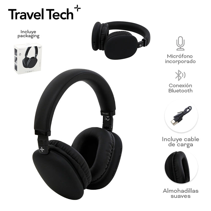 AURICULARES TRAVEL TECH NEGRO 19059