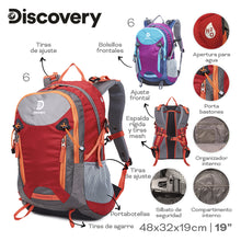 Cargar imagen en el visor de la galería, MOCHILA CAMPING DISCOVERY 22306