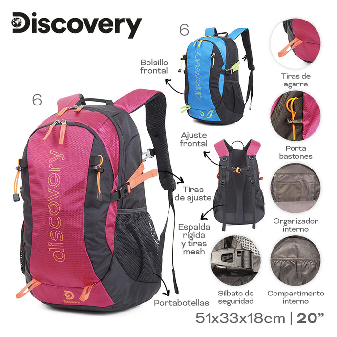 MOCHILA CAMPING DISCOVERY 22308