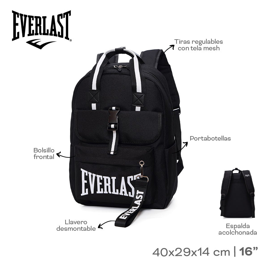 MOCHILA EVERLAST CON LLAVERO 21931-21932-21933