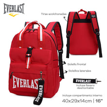 Cargar imagen en el visor de la galería, MOCHILA EVERLAST CON LLAVERO 21931-21932-21933