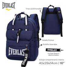 Cargar imagen en el visor de la galería, MOCHILA EVERLAST CON LLAVERO 21931-21932-21933
