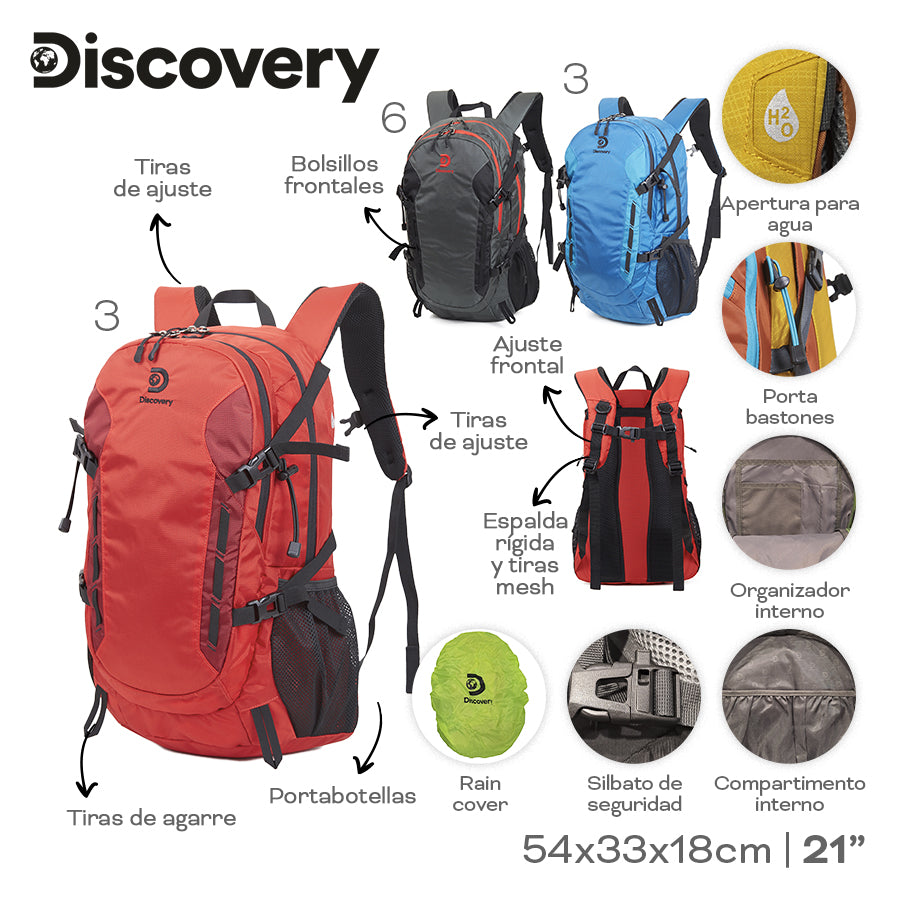 MOCHILA CAMPING DISCOVERY 22311
