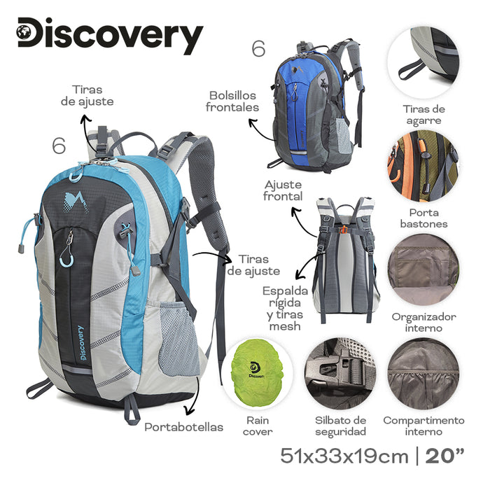 MOCHILA CAMPING DISCOVERY 22315