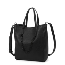 Cargar imagen en el visor de la galería, TOTE TRENDY BLACK 22354