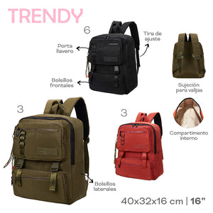 MOCHILA TRENDY 22519