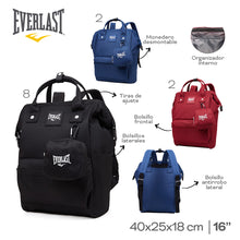 Cargar imagen en el visor de la galería, MOCHILA CARTERA EVERLAST C/ MONEDERO 22575
