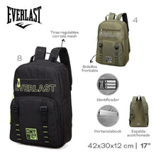 Cargar imagen en el visor de la galería, MOCHILA EVERLAST 22686