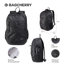 Cargar imagen en el visor de la galería, MOCHILA BAGCHERRY 26440003 (NEGRO)