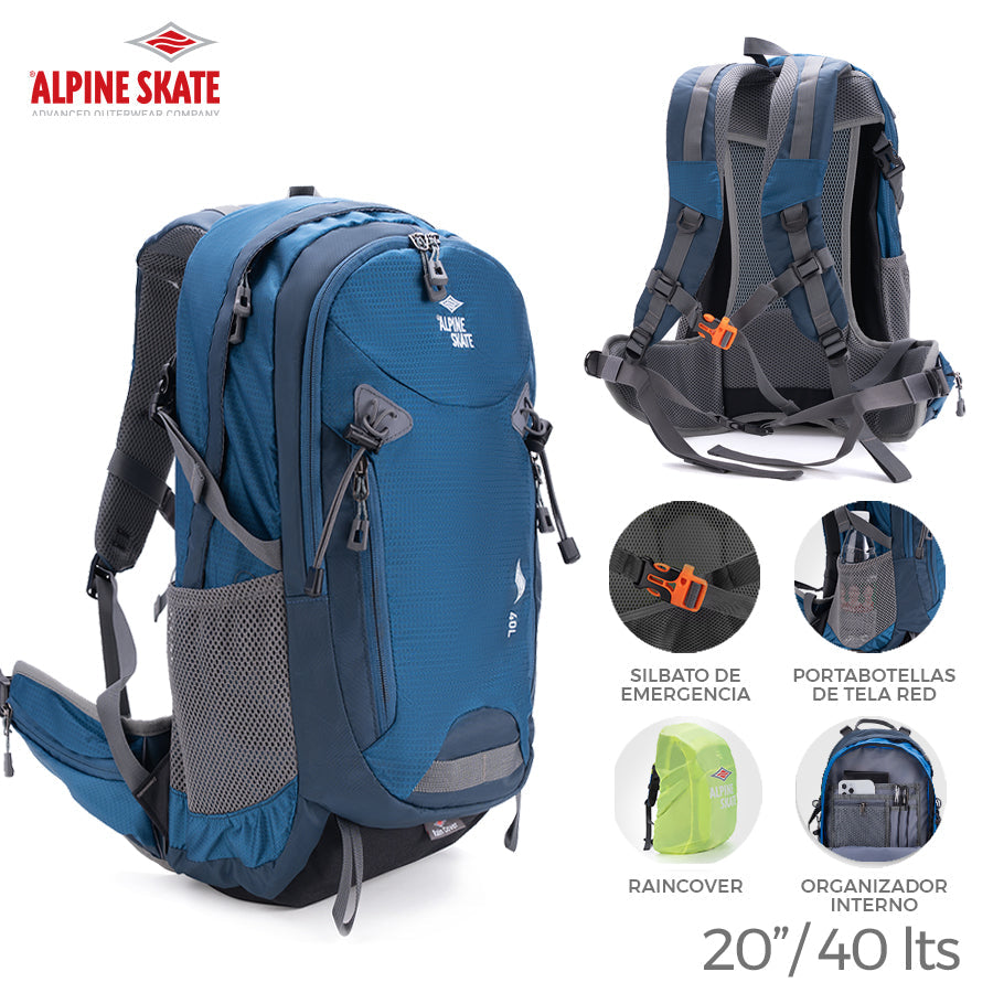 Mochila Trekking Discovery Adventure 40 Lts Camping Cobertor