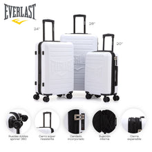 Cargar imagen en el visor de la galería, VALIJA EVERLAST 27597 20&quot; 24&quot; 28&quot;