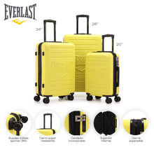 Cargar imagen en el visor de la galería, VALIJA EVERLAST 27598 20&quot; 24&quot; 28&quot;