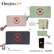 Cargar imagen en el visor de la galería, MAXI BILLETERA OREIRO LOVE 27888