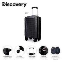 Cargar imagen en el visor de la galería, VALIJA CARRY ON DISCOVERY 28099B-28100-28101