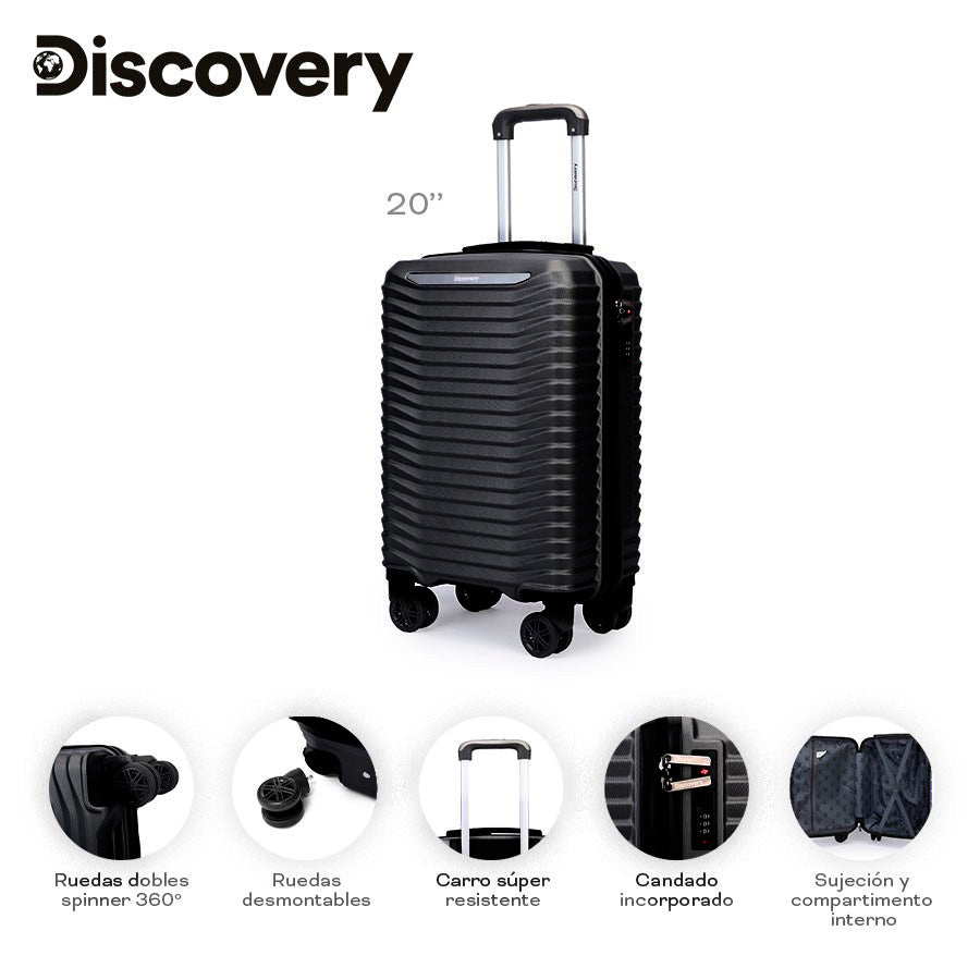 VALIJA CARRY ON DISCOVERY 28099B-28100-28101