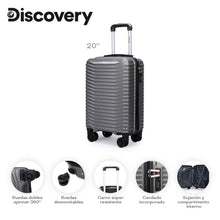 Cargar imagen en el visor de la galería, VALIJA CARRY ON DISCOVERY 28099B-28100-28101